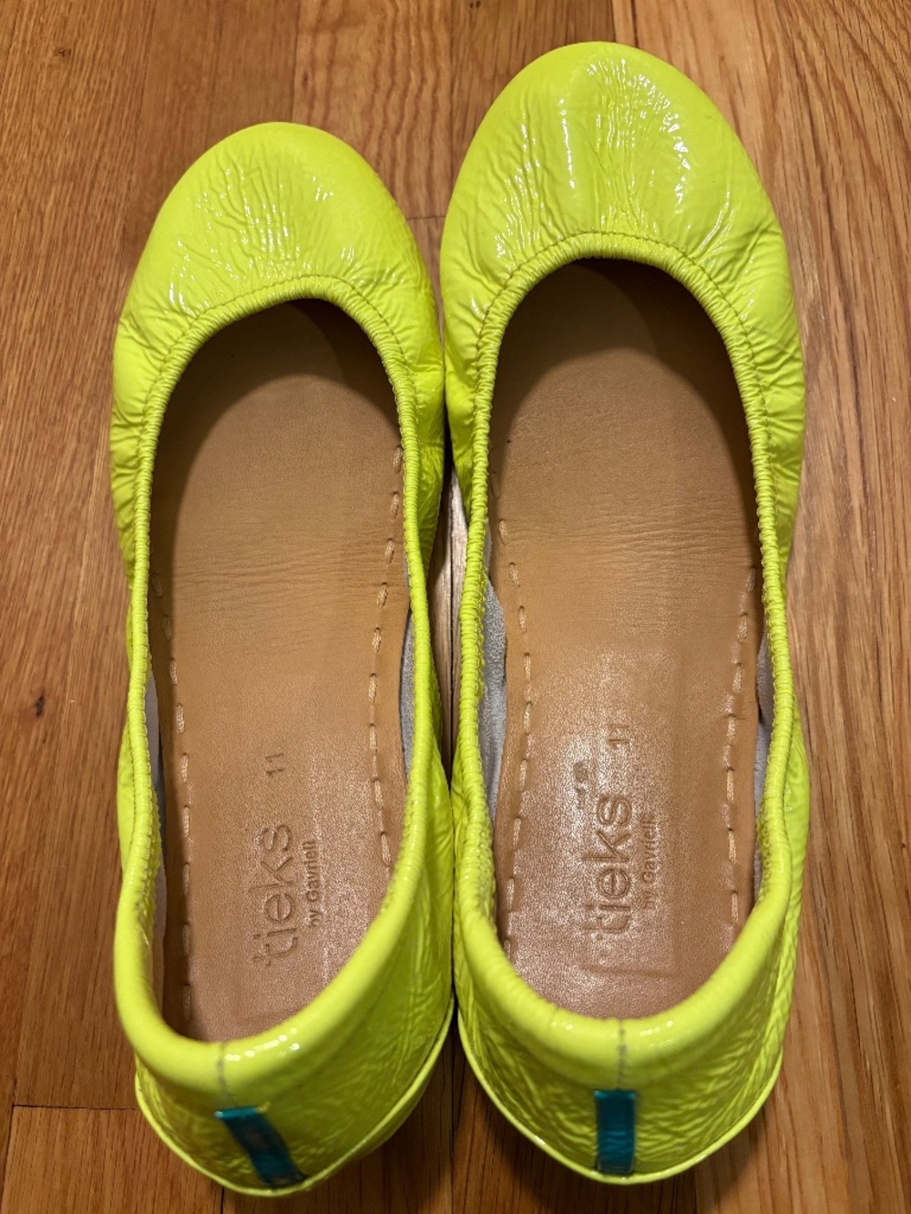 Tieks Unmellow Yellow Size 11